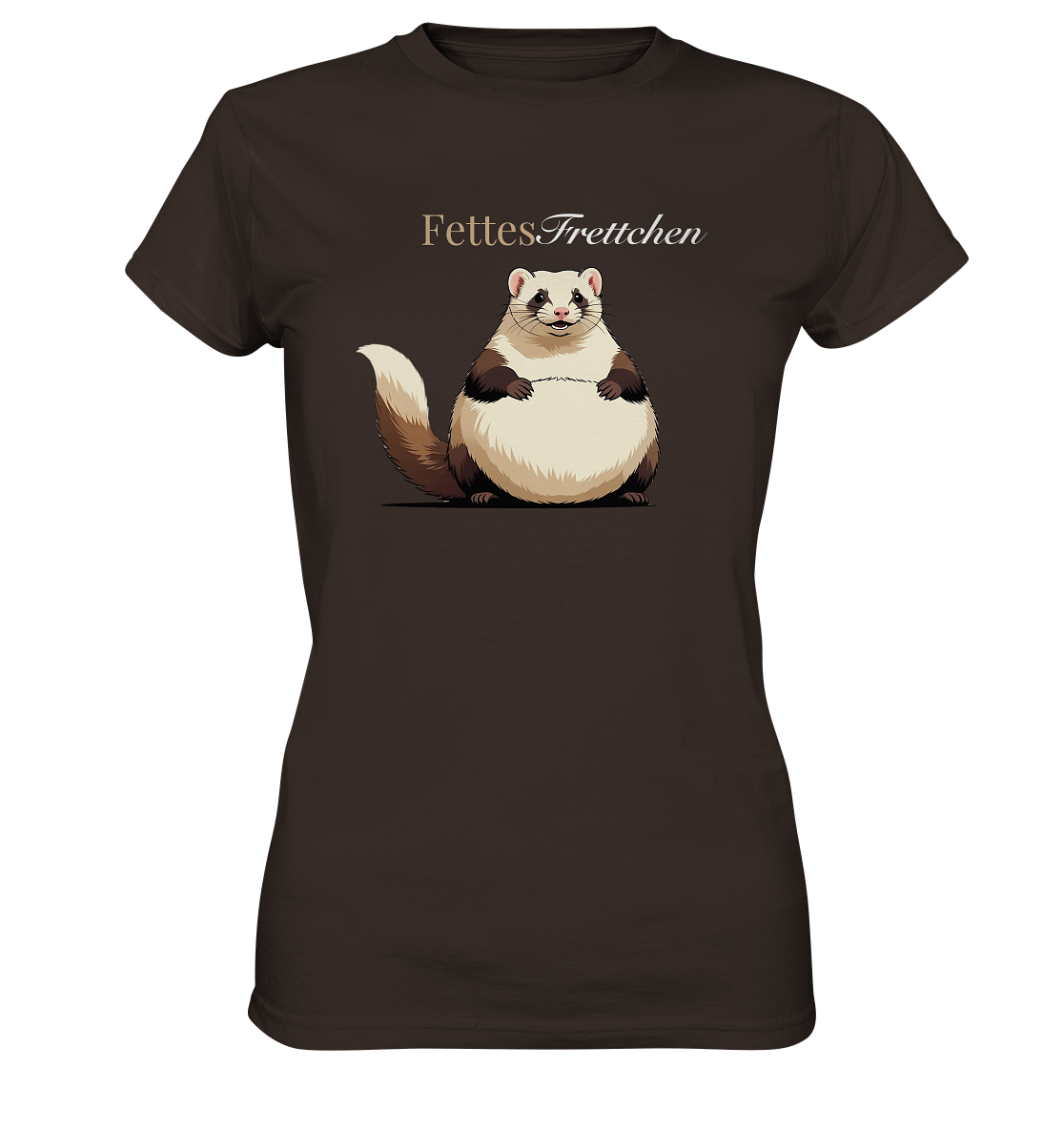 „Fettes Frettchen“ - Ladies Premium Shirt