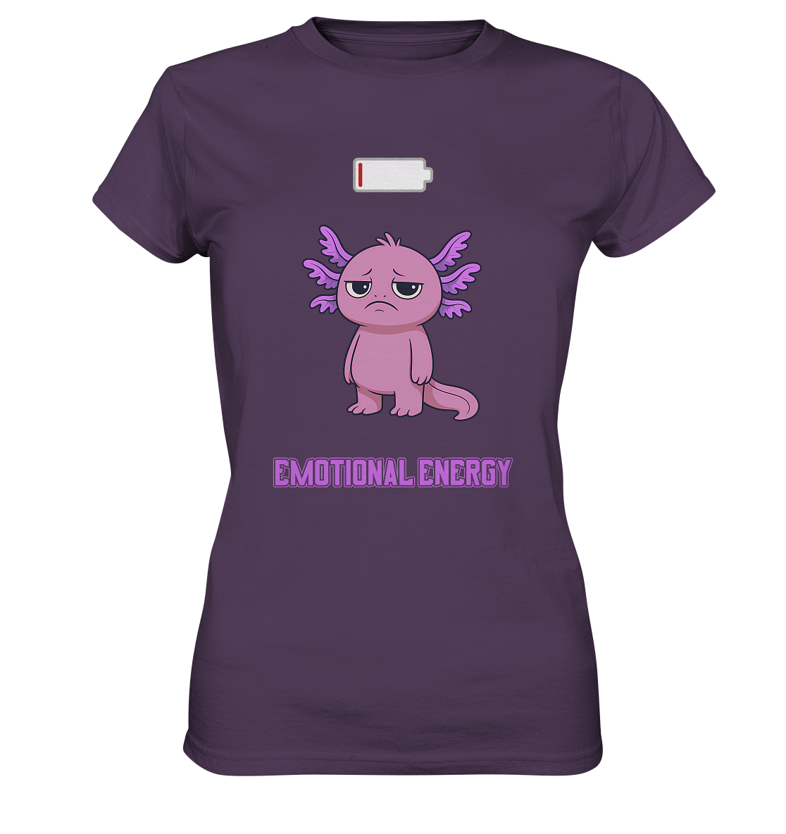 Emotional Energy – Axolotl (Pink) - Ladies Premium Shirt