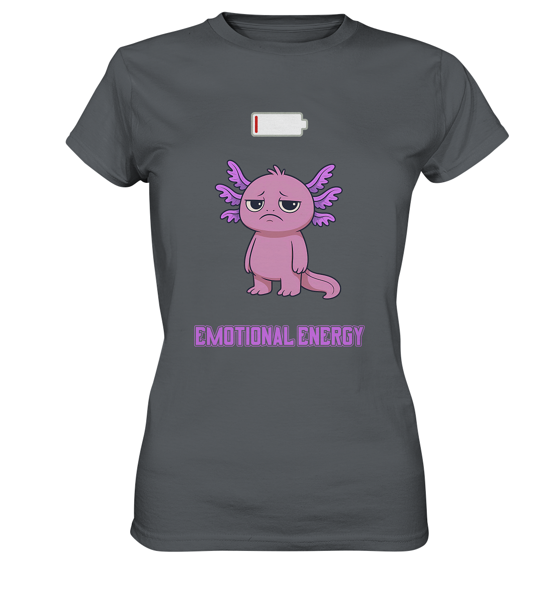 Emotional Energy – Axolotl (Pink) - Ladies Premium Shirt