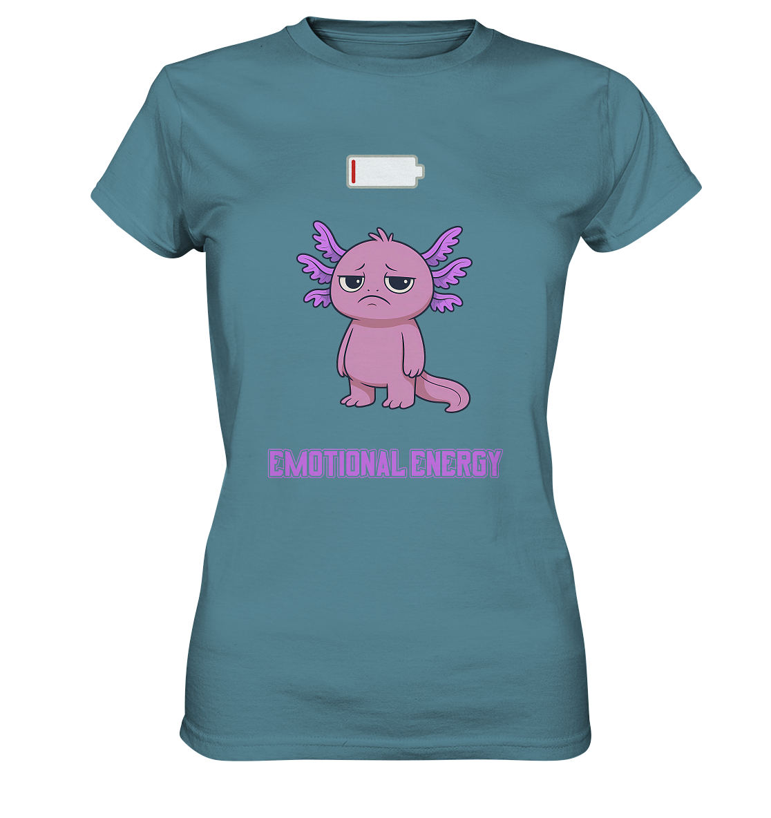 Emotional Energy – Axolotl (Pink) - Ladies Premium Shirt