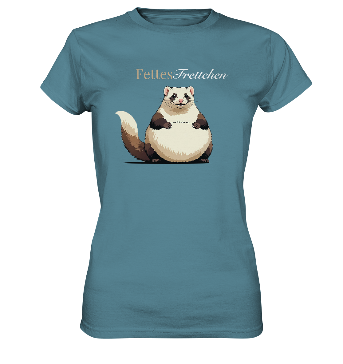 „Fettes Frettchen“ - Ladies Premium Shirt