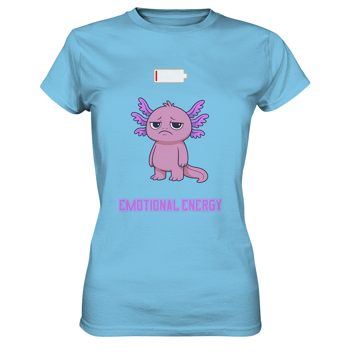 Emotional Energy – Axolotl (Pink) - Ladies Premium Shirt