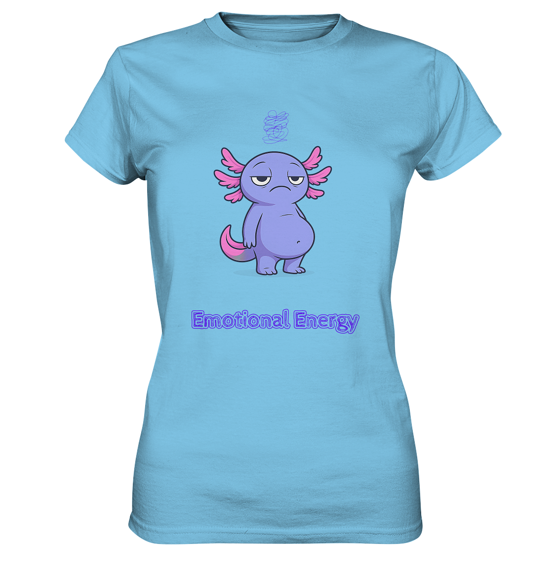 Emotional Energy – Axolotl (Lila) - Ladies Premium Shirt