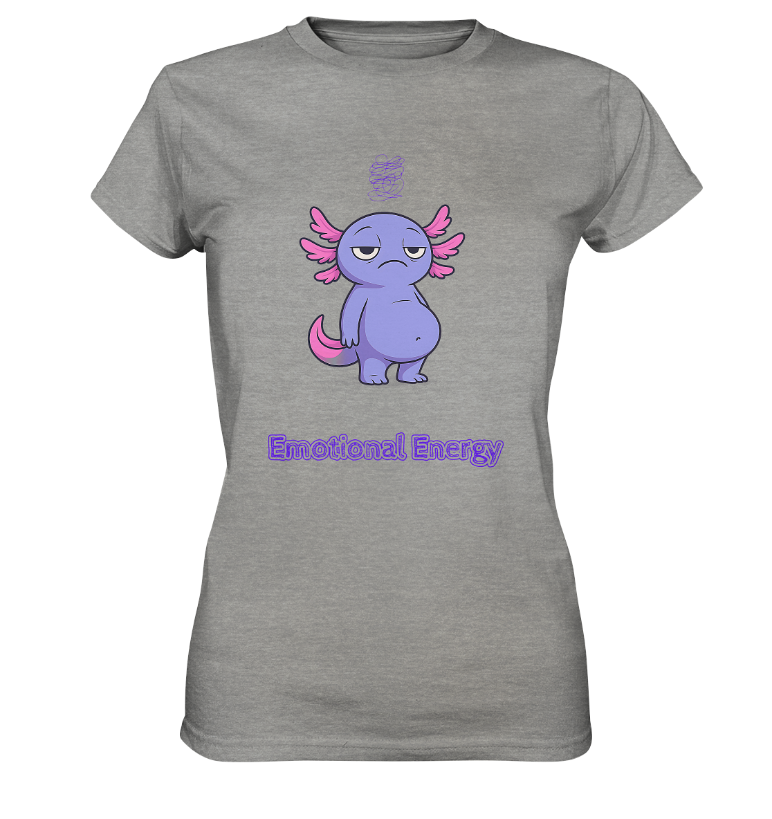 Emotional Energy – Axolotl (Lila) - Ladies Premium Shirt