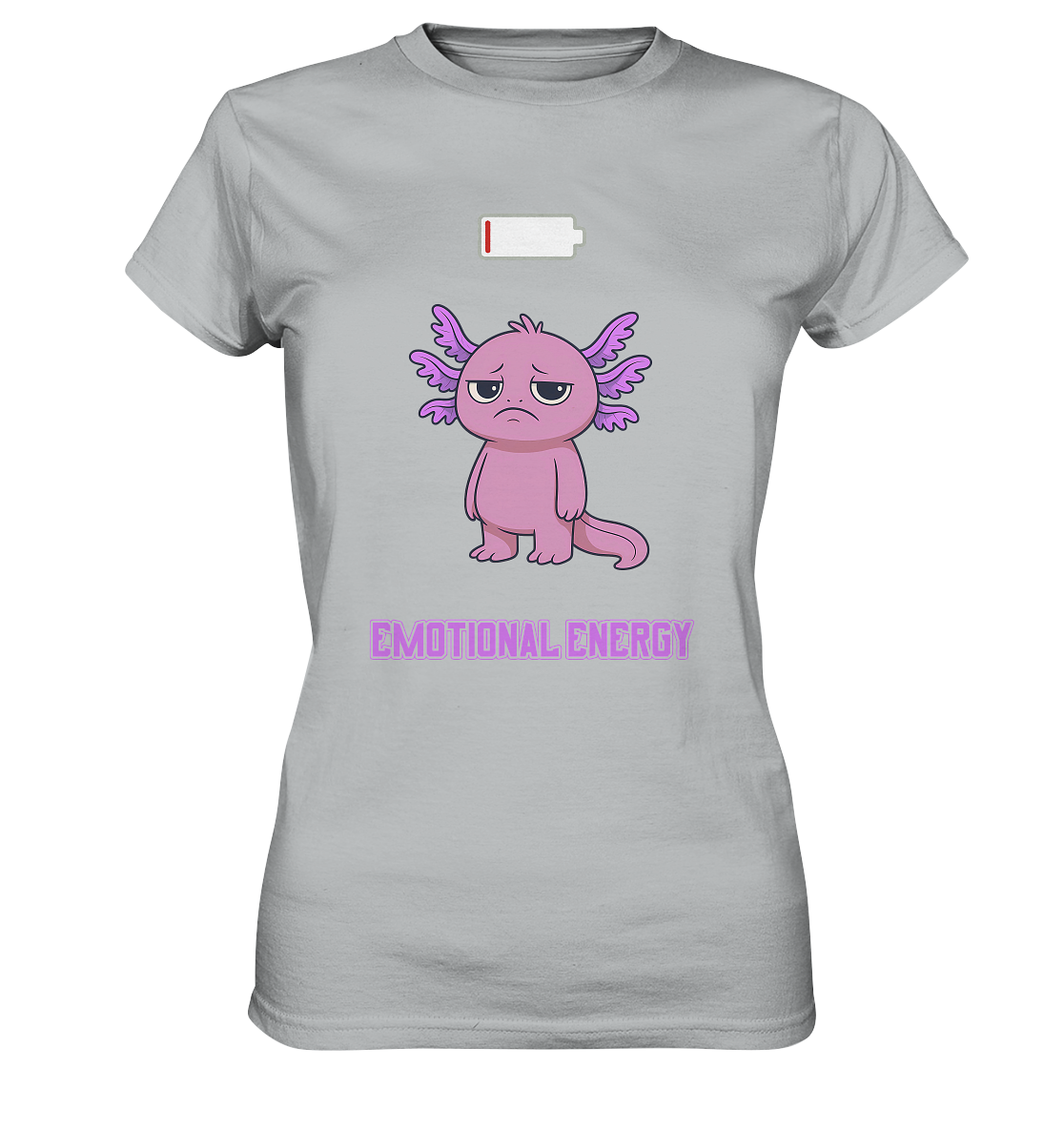Emotional Energy – Axolotl (Pink) - Ladies Premium Shirt