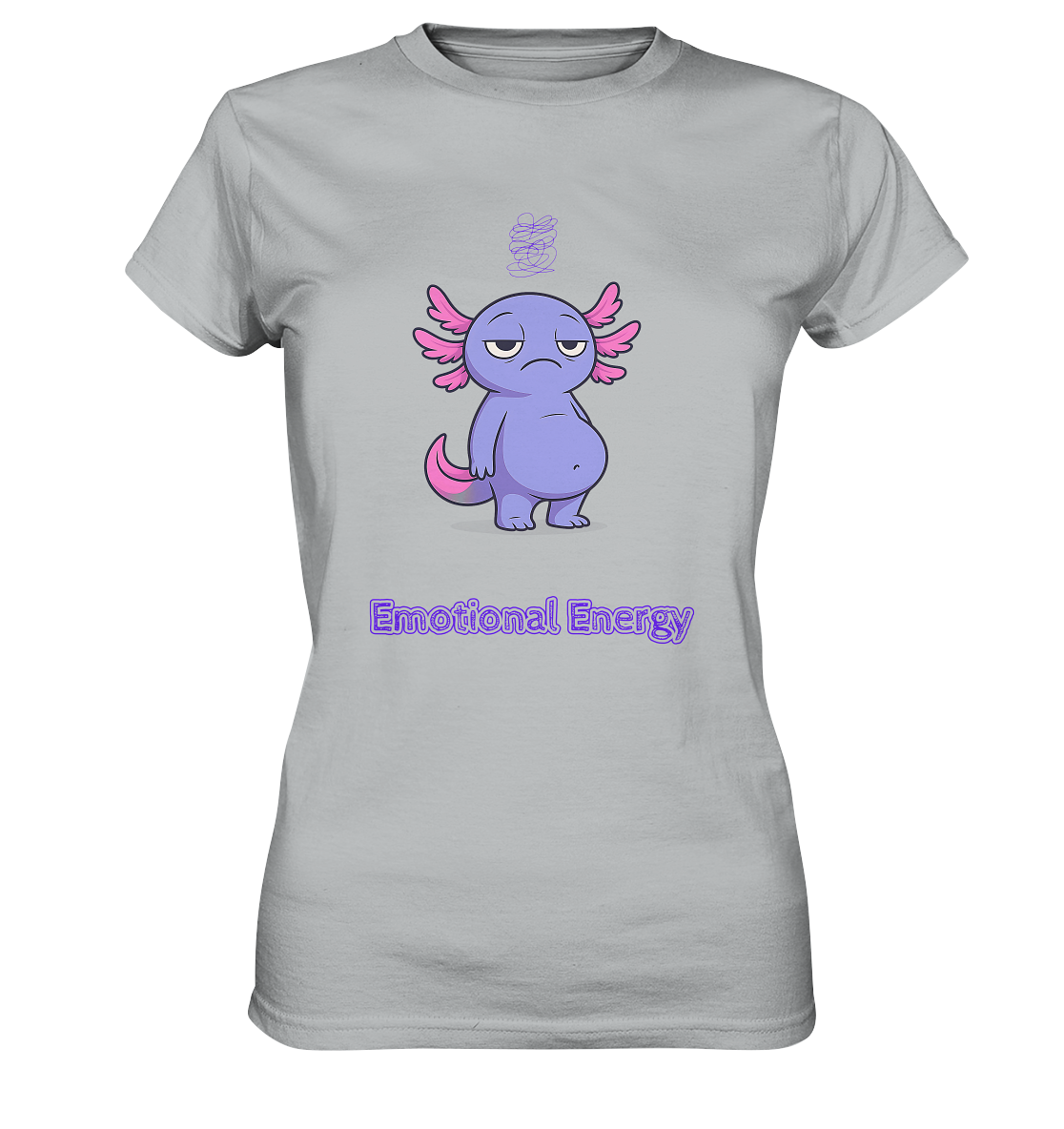 Emotional Energy – Axolotl (Lila) - Ladies Premium Shirt