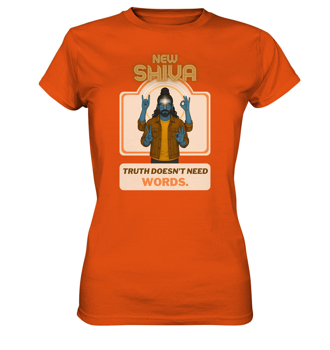 New Shiva – Truth doesn’t need words. - Ladies Premium Shirt