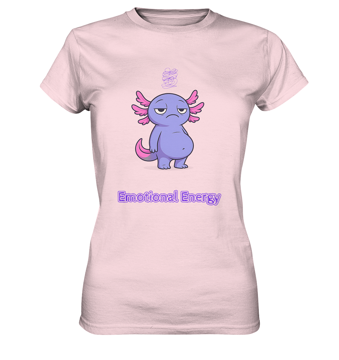 Emotional Energy – Axolotl (Lila) - Ladies Premium Shirt