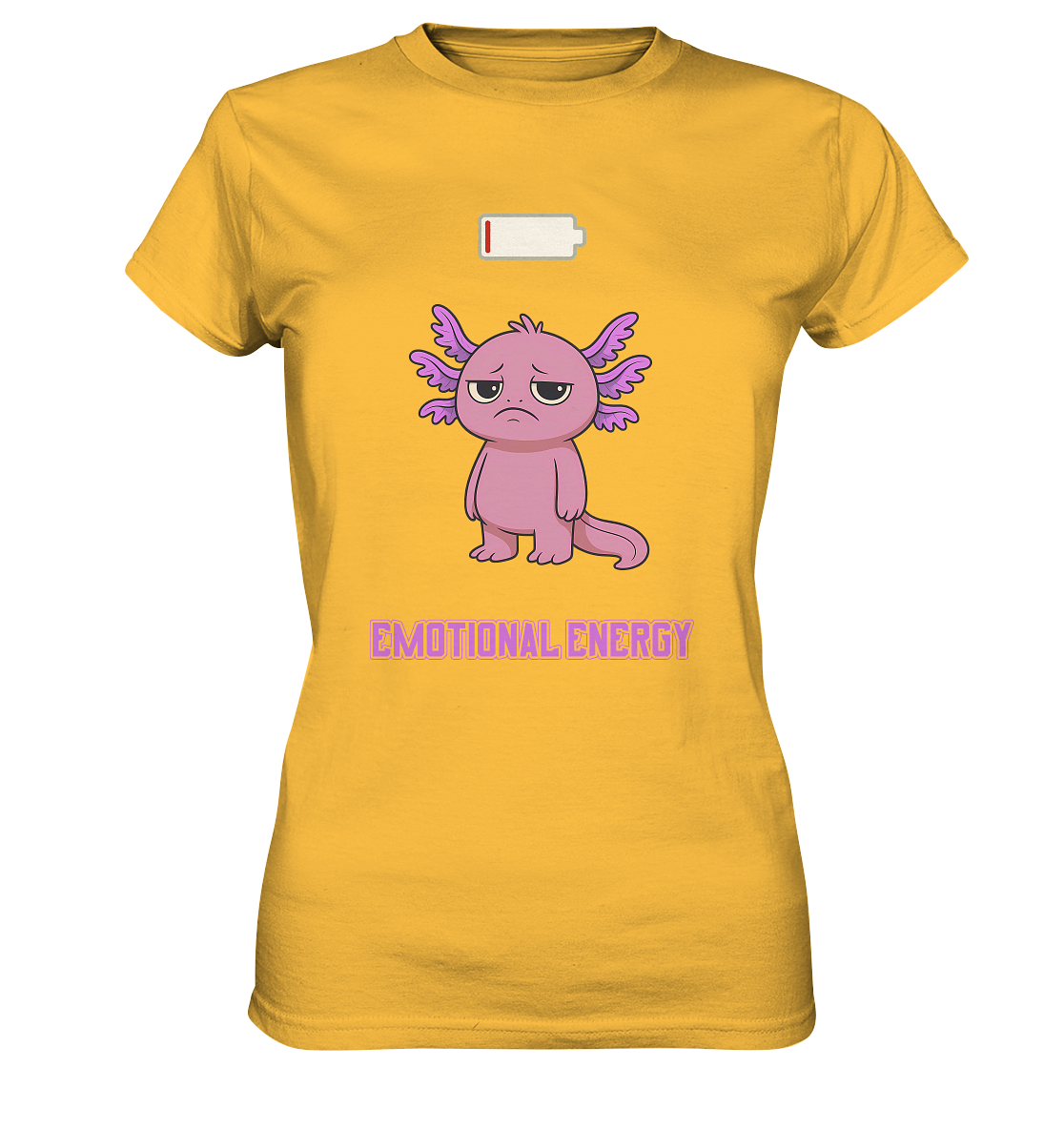 Emotional Energy – Axolotl (Pink) - Ladies Premium Shirt