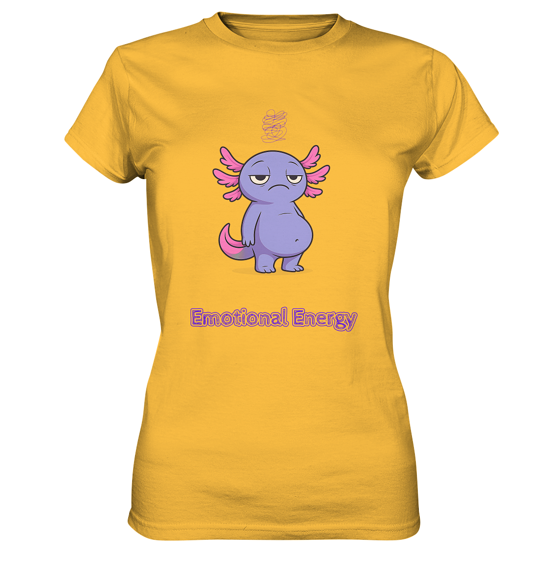 Emotional Energy – Axolotl (Lila) - Ladies Premium Shirt