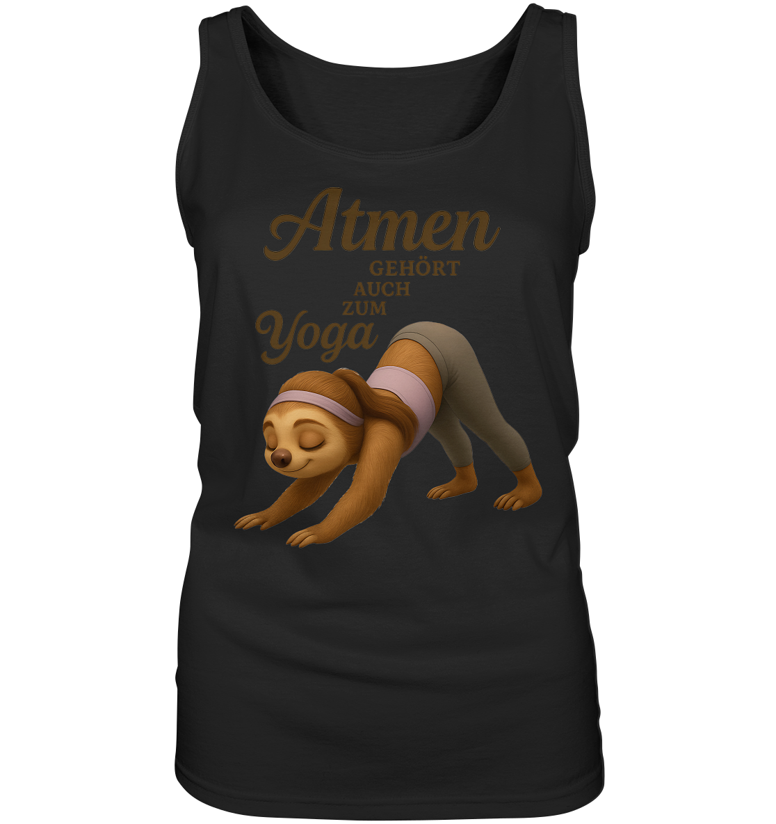 Slothies - Atmen gehört auch zum Yoga. - Weiblich - Ladies Tank-Top