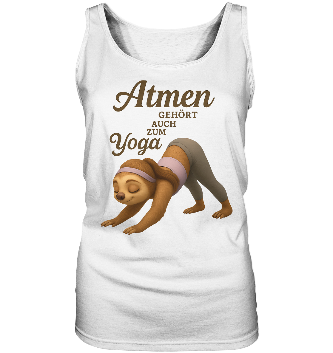 Slothies - Atmen gehört auch zum Yoga. - Weiblich - Ladies Tank-Top