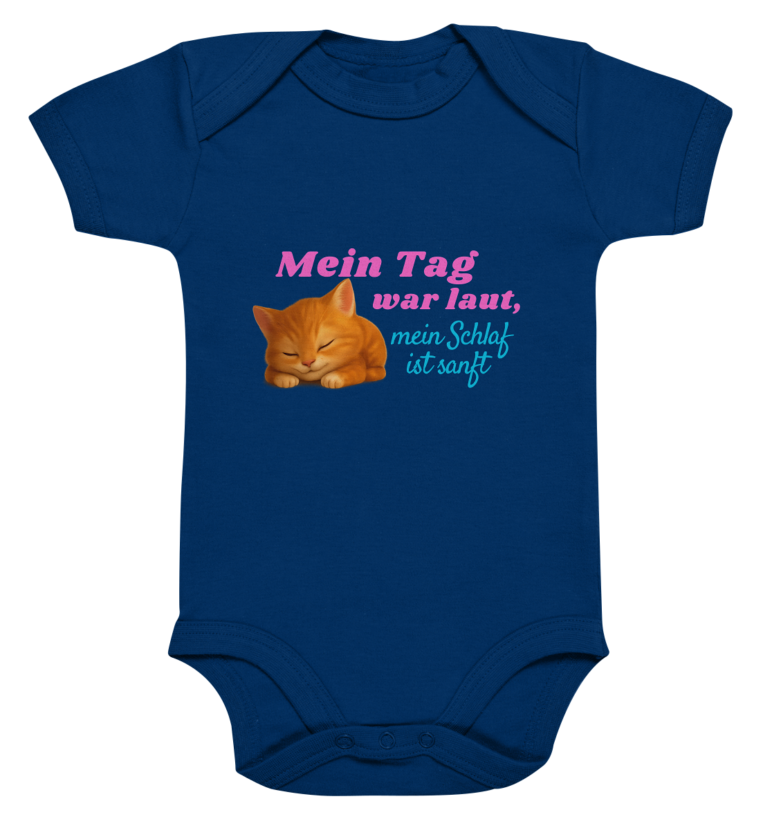 Mein Tag war laut, mein schlaf ist sanft – Kätzchen 2 - Organic Baby Bodysuit