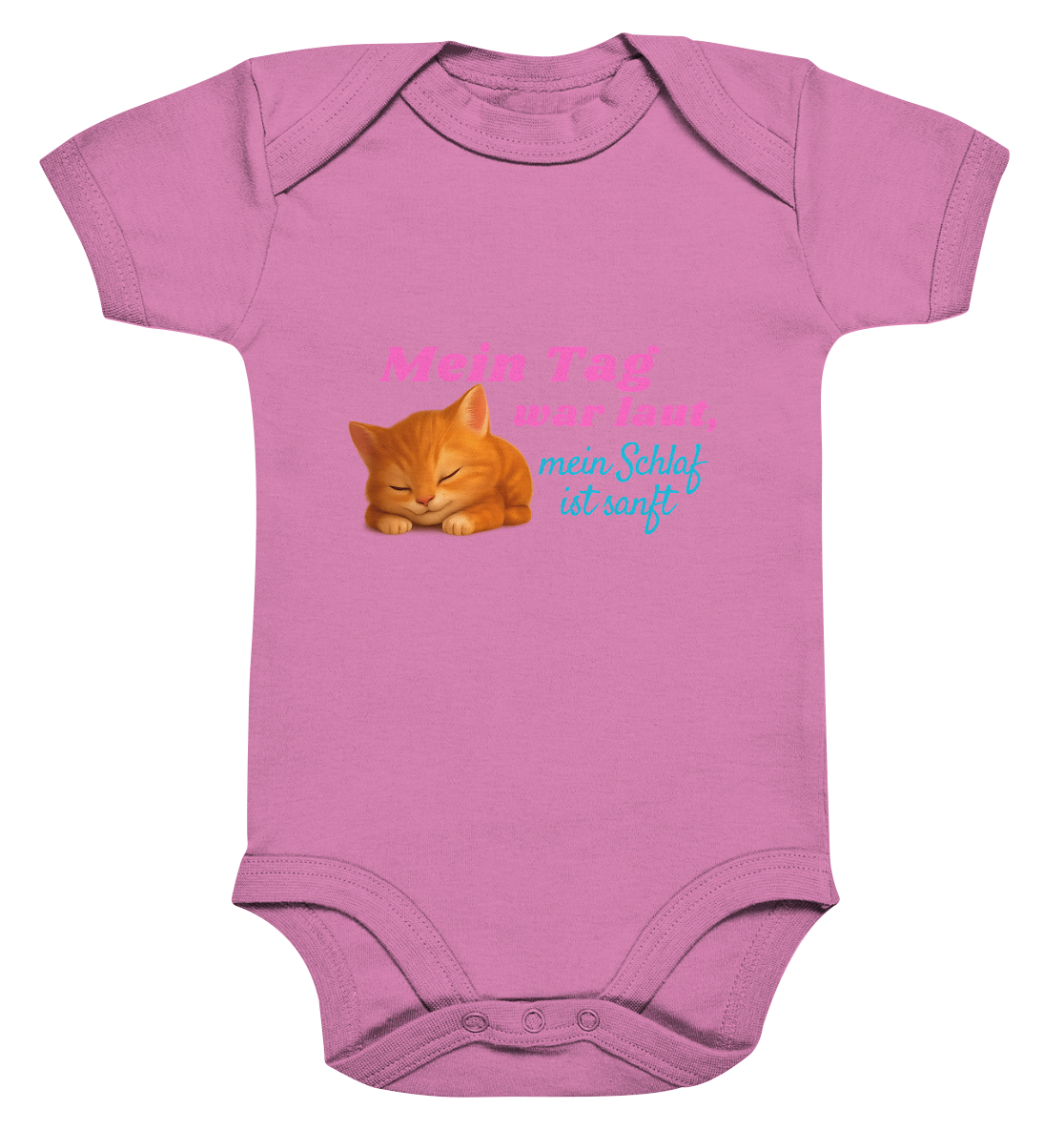 Mein Tag war laut, mein schlaf ist sanft – Kätzchen 2 - Organic Baby Bodysuit