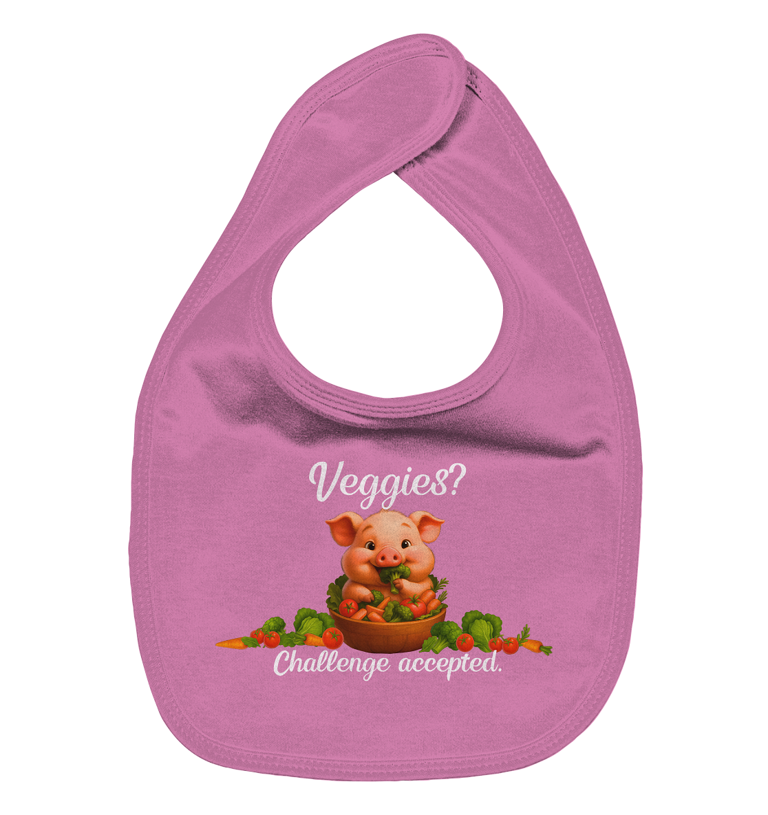 Veggies? Challenge accepted. - Organic Baby-Lätzchen