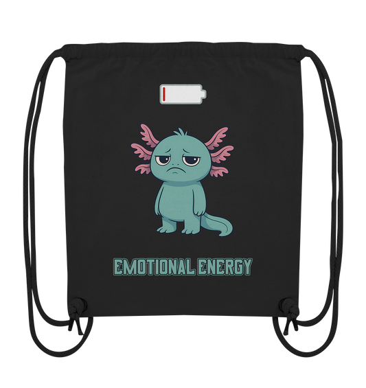 Emotional Energy – Axolotl (Türkis) - Organic Gym-Bag