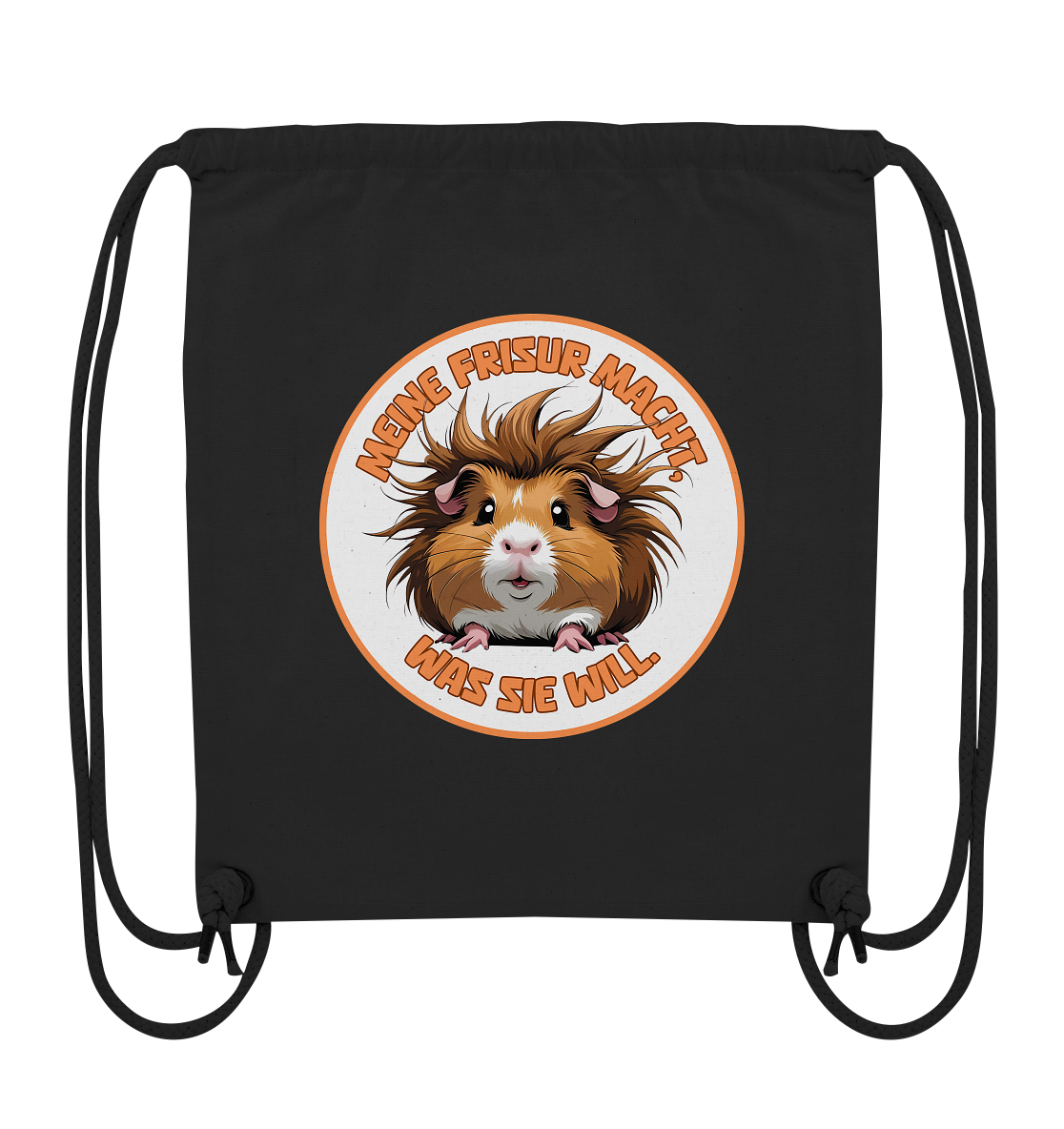 Meine Frisur macht, was sie will – Meerschweinchen - Organic Gym-Bag