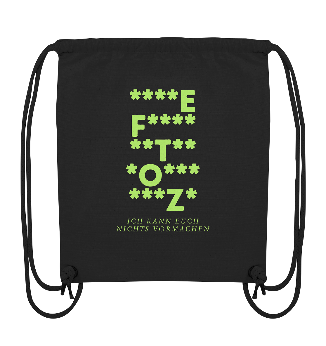 Ich kann euch nichts vormachen – F**** Edition - Organic Gym-Bag