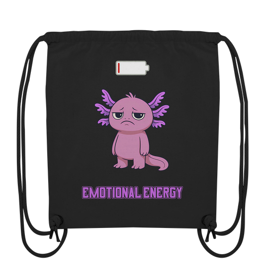 Emotional Energy – Axolotl (Pink) - Organic Gym-Bag