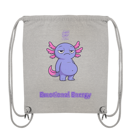 Emotional Energy – Axolotl (Lila) - Organic Gym-Bag