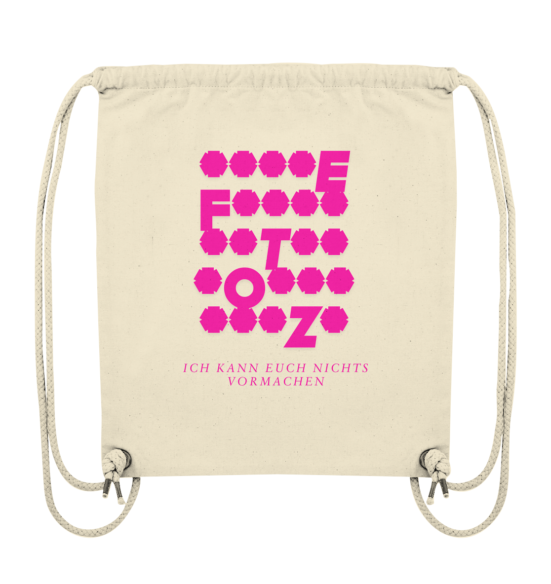 Ich kann euch nichts vormachen – **t** Edition - Organic Gym-Bag