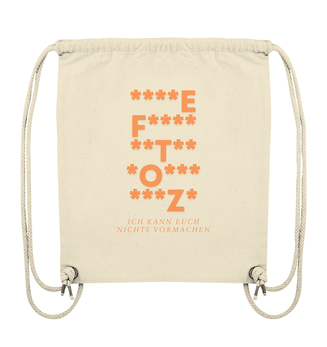 Ich kann euch nichts vormachen – ***z* Edition - Organic Gym-Bag