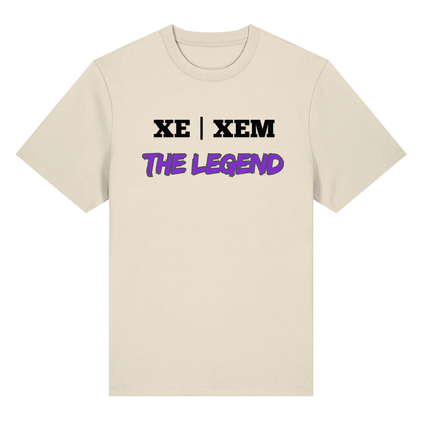 xe / xem – THE LEGEND - Organic Heavy T-Shirt