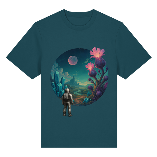 Crystal Bloom – Astronaut’s Journey - Organic Heavy T-Shirt