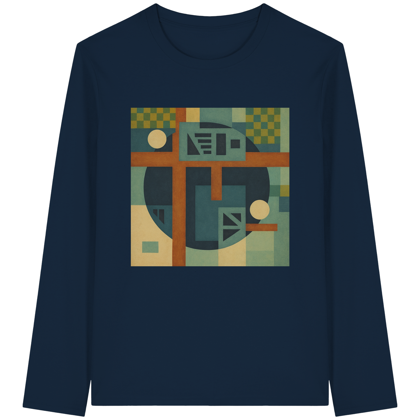 Klang der Geometrie – Tiefenklang Edition - Organic Longsleeve T-Shirt