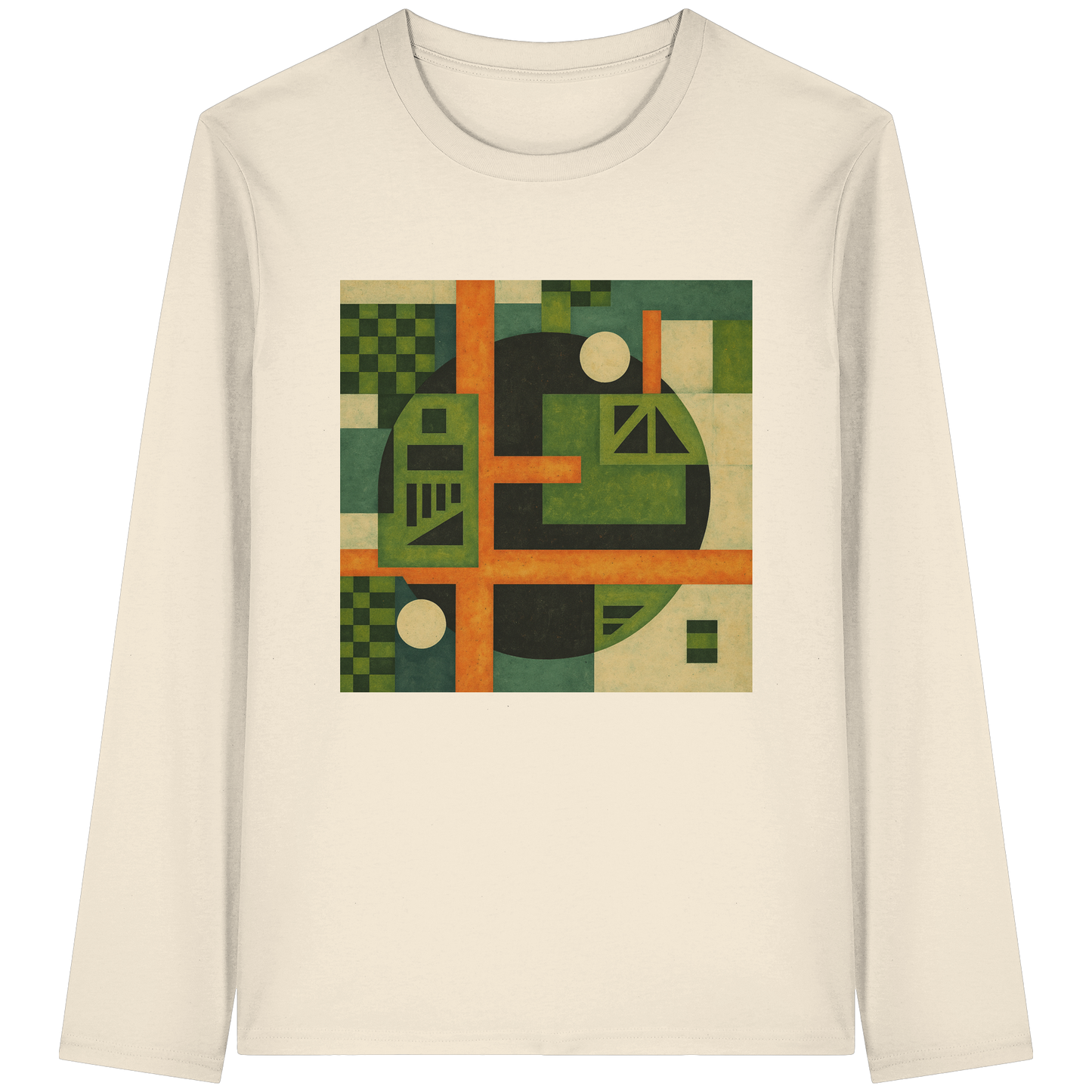 Klang der Geometrie – Wachstumsfeld Edition - Organic Longsleeve T-Shirt