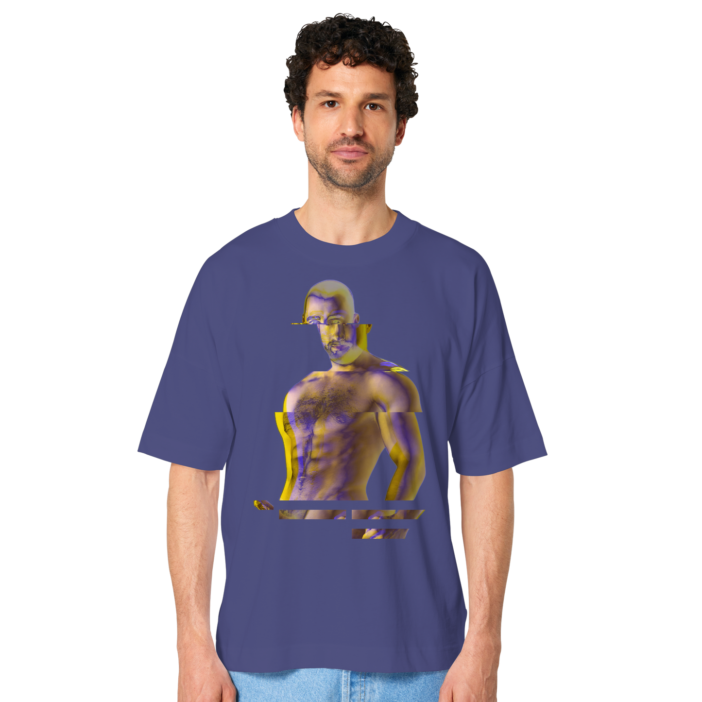 Yes Daddy – Glitch Edition - Organic Oversize Shirt