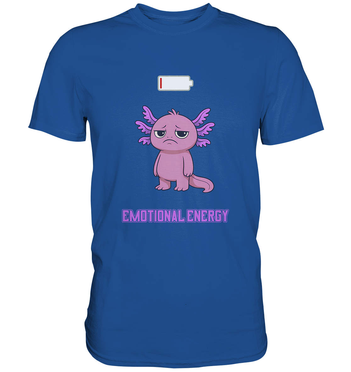 Emotional Energy – Axolotl (Pink) - Premium Shirt