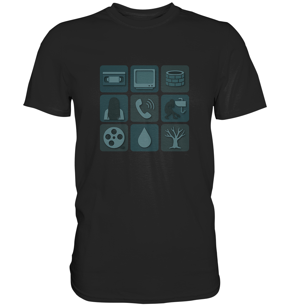 Filmquiz - Horror - The Ring - Premium Shirt