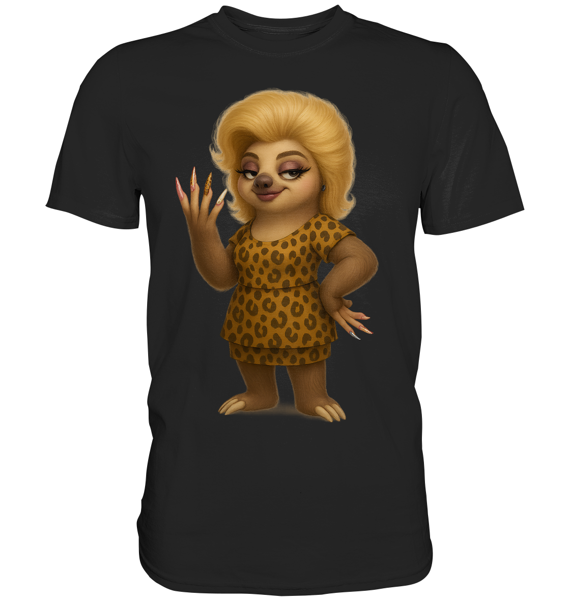 Slothies - Mandy Protzke – Kosmetikerin mit Nagelstudio im Keller. - Premium Shirt