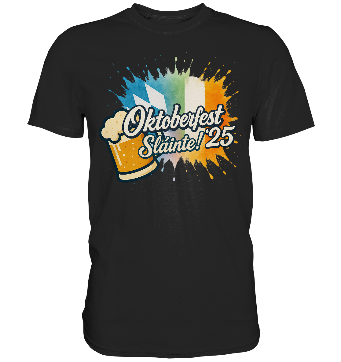 Global Cheers! - Irland mit Bier - Premium Shirt
