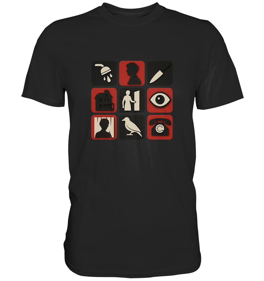 Filmquiz - Horror - Psycho - Premium Shirt