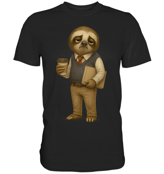 Slothies - Herr Schluffinger - Buchhalter bei der Gemeindeverwaltung. - Premium Shirt