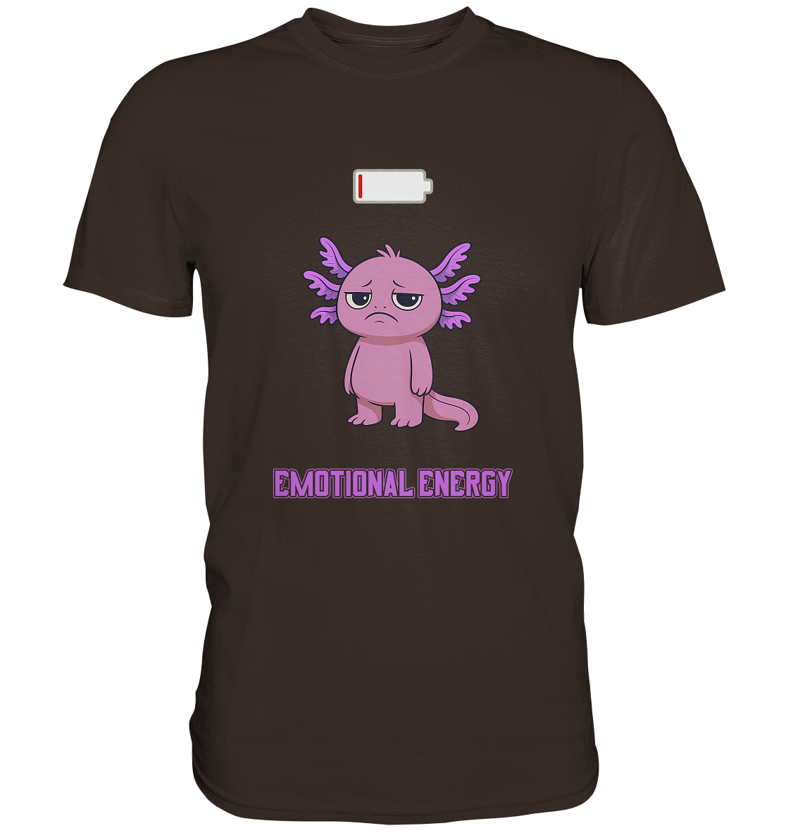Emotional Energy – Axolotl (Pink) - Premium Shirt