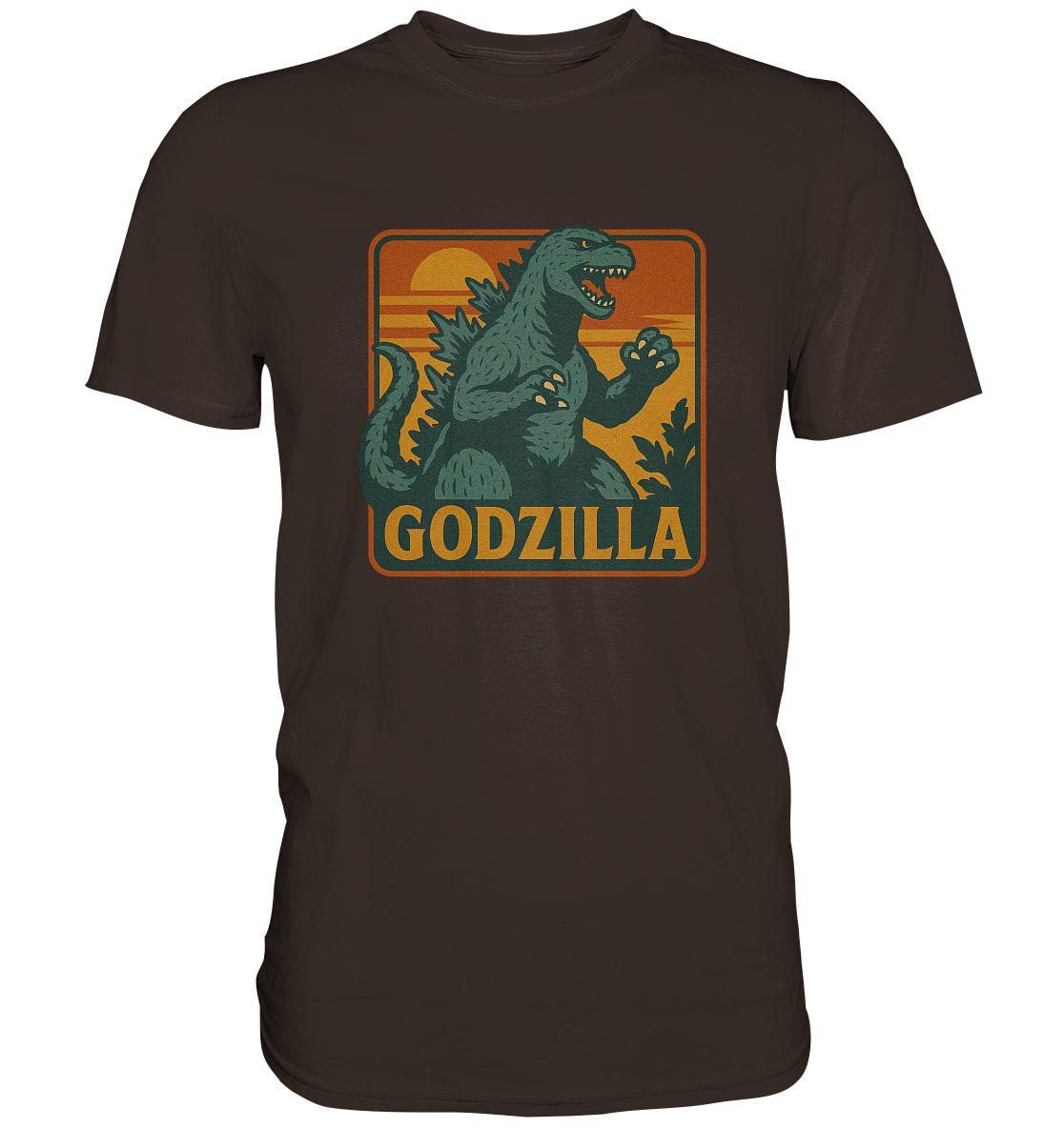Retro T-Shirt - Godzilla - Premium Shirt