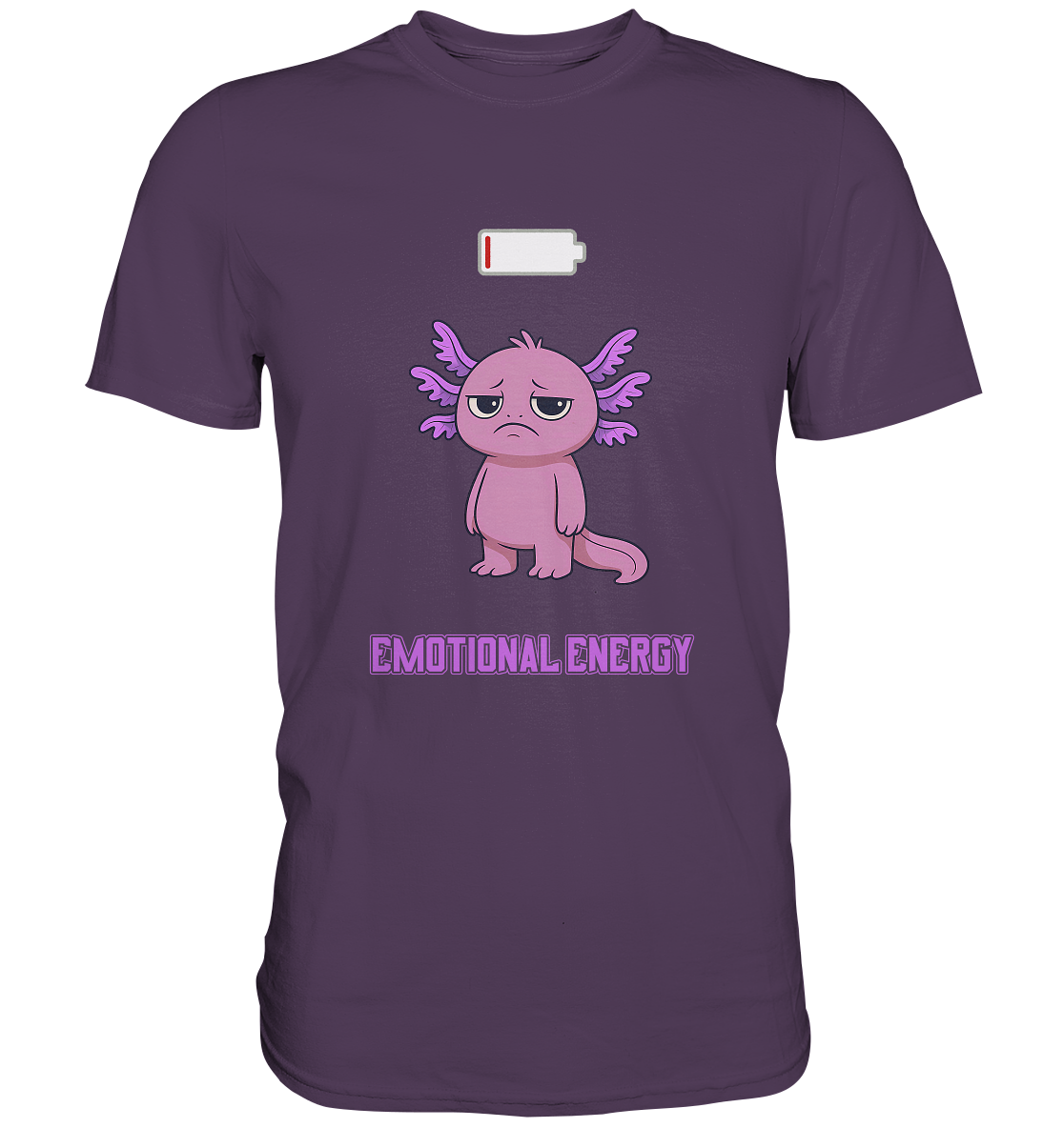 Emotional Energy – Axolotl (Pink) - Premium Shirt