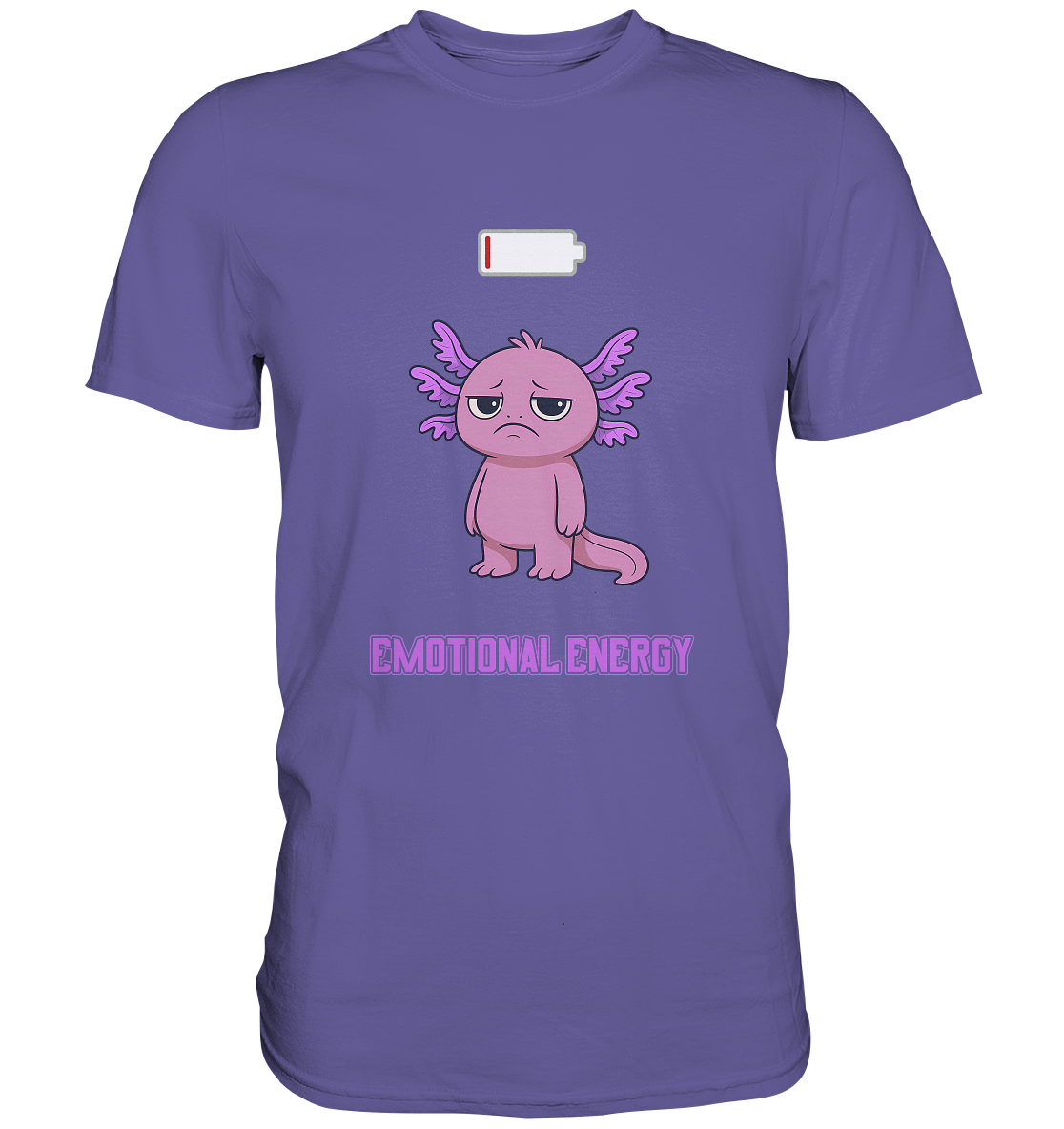 Emotional Energy – Axolotl (Pink) - Premium Shirt