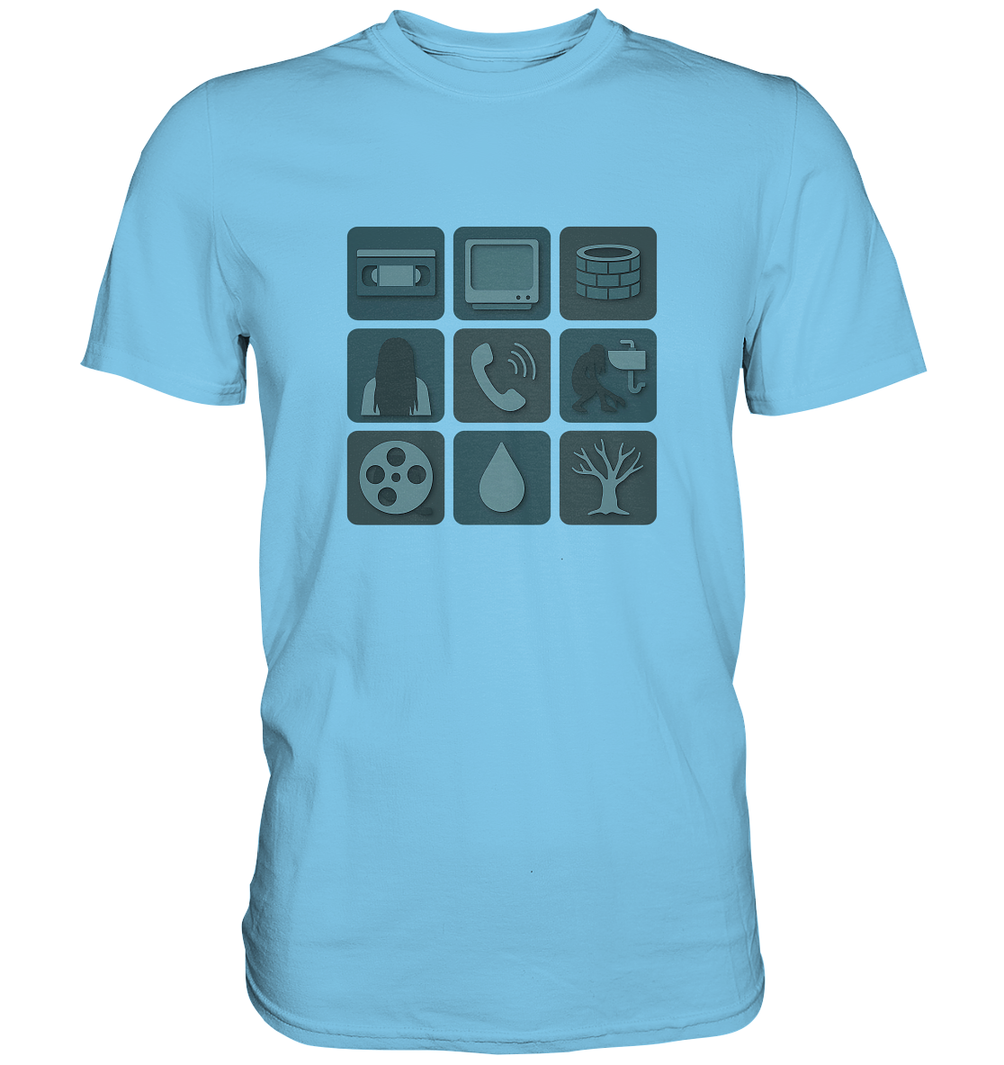 Filmquiz - Horror - The Ring - Premium Shirt