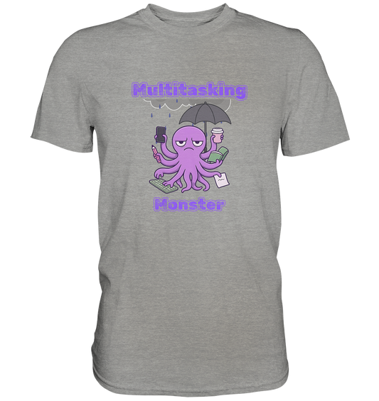 Multitasking Monster - Lila - Premium Shirt