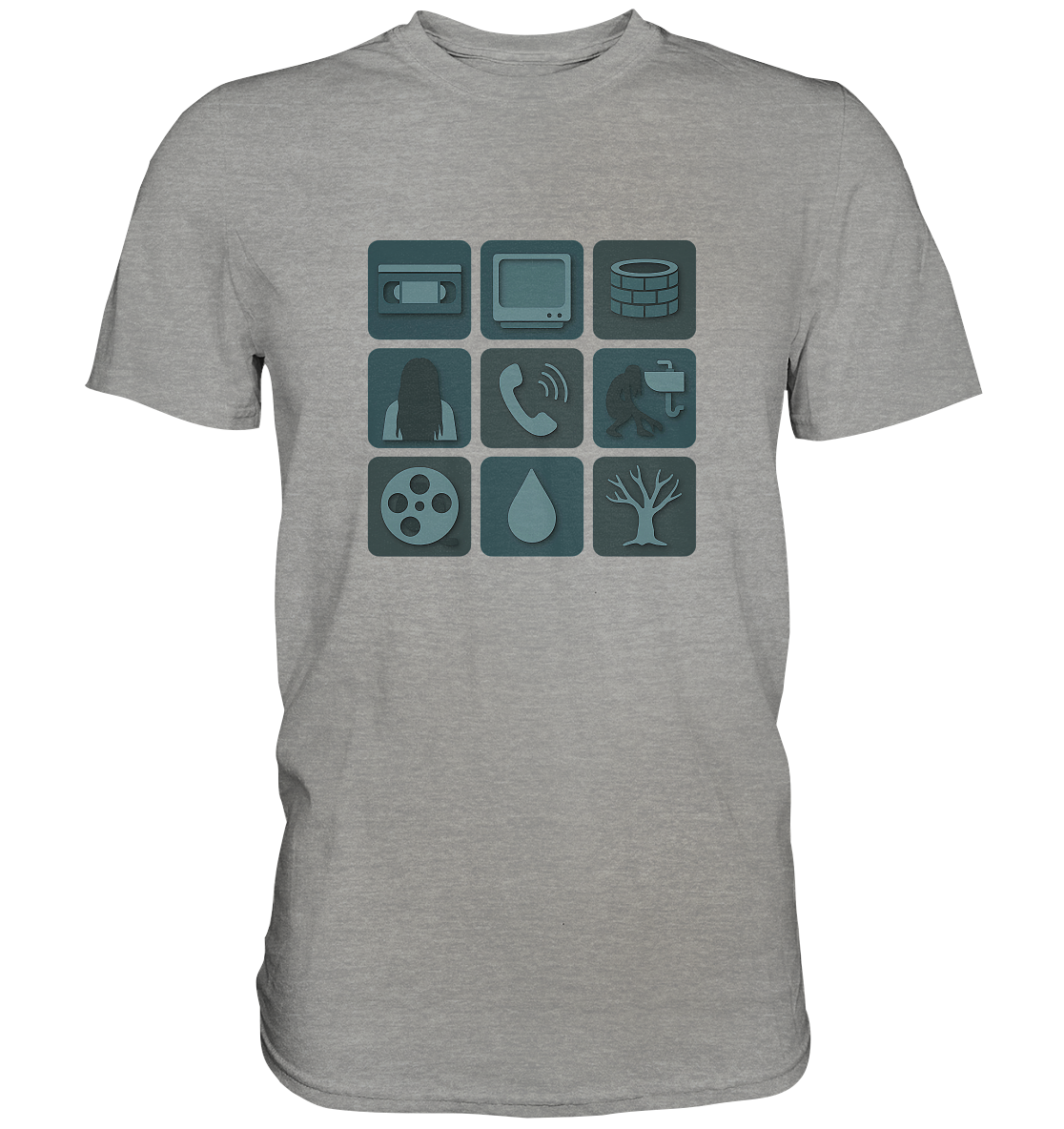 Filmquiz - Horror - The Ring - Premium Shirt
