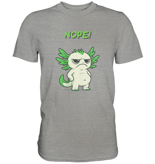 NOPE! Grün - Premium Shirt