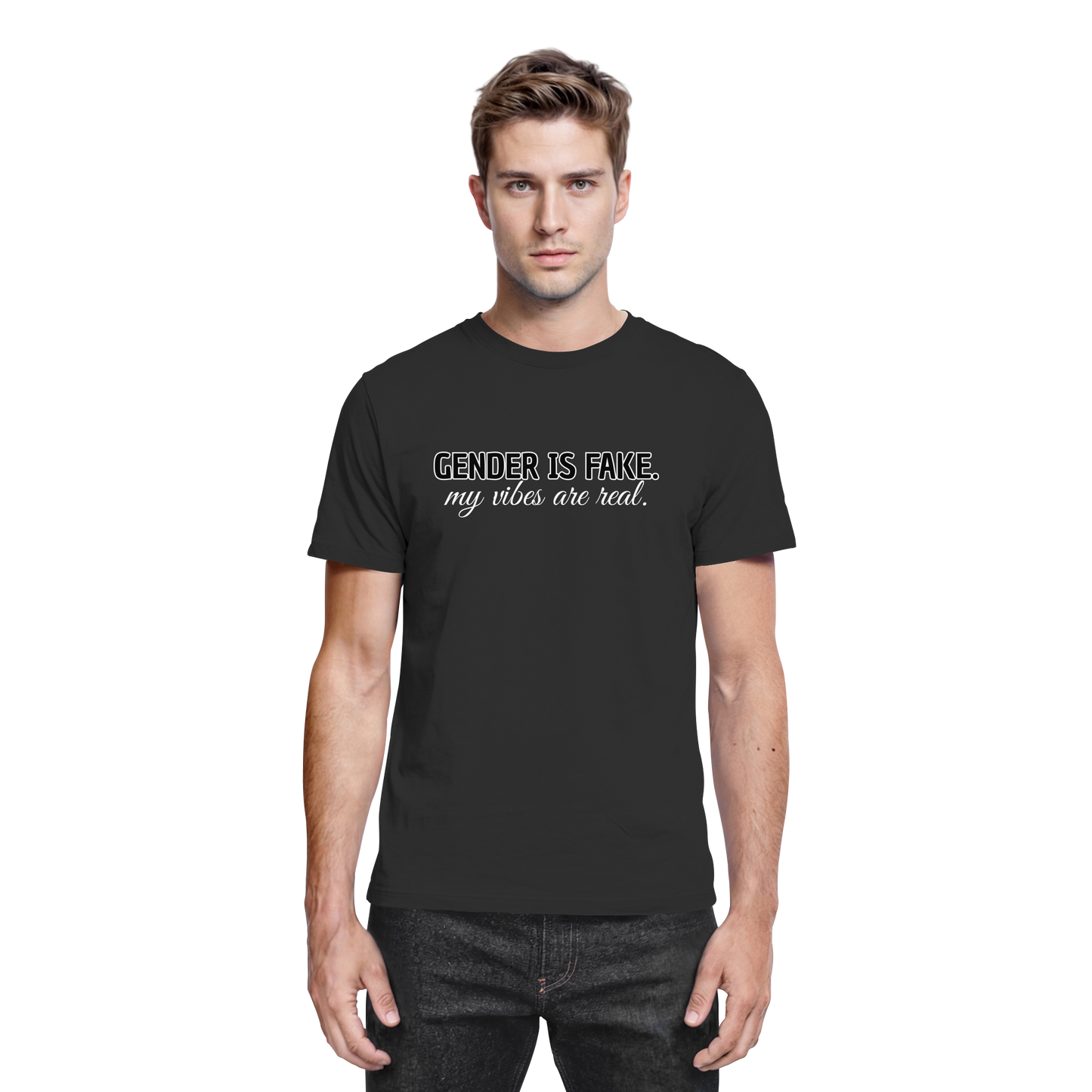 Gender is fake – My vibes are real. - Premium Shirt