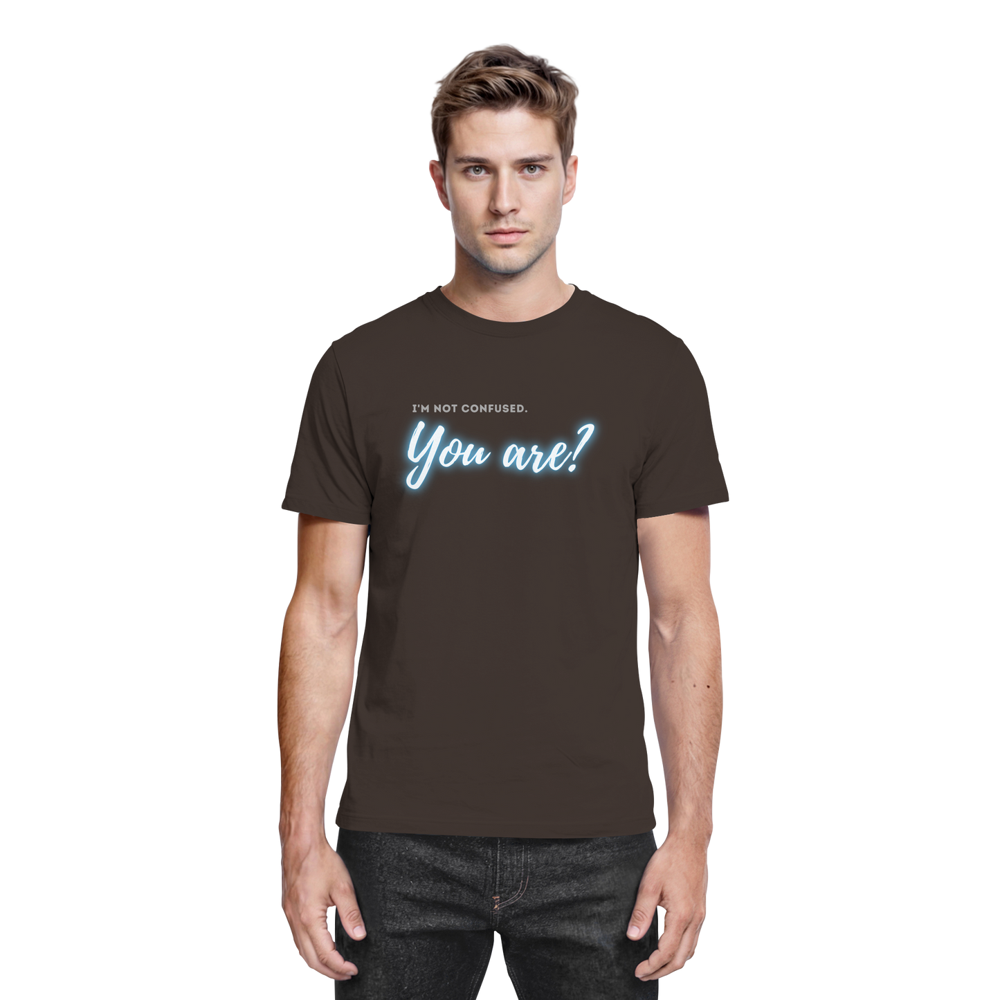 I’m not confused – You are?! Blau - Premium Shirt