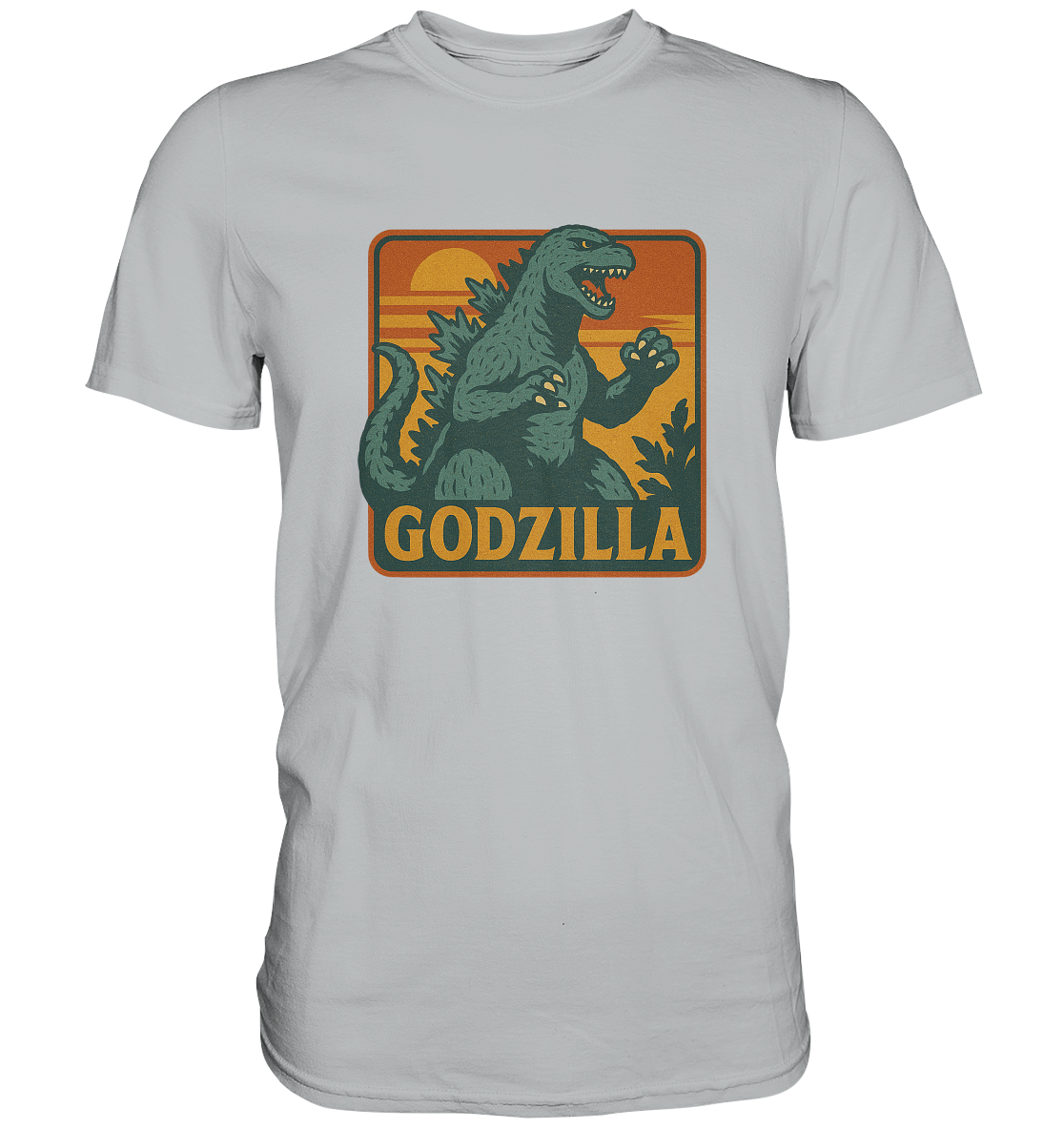 Retro T-Shirt - Godzilla - Premium Shirt