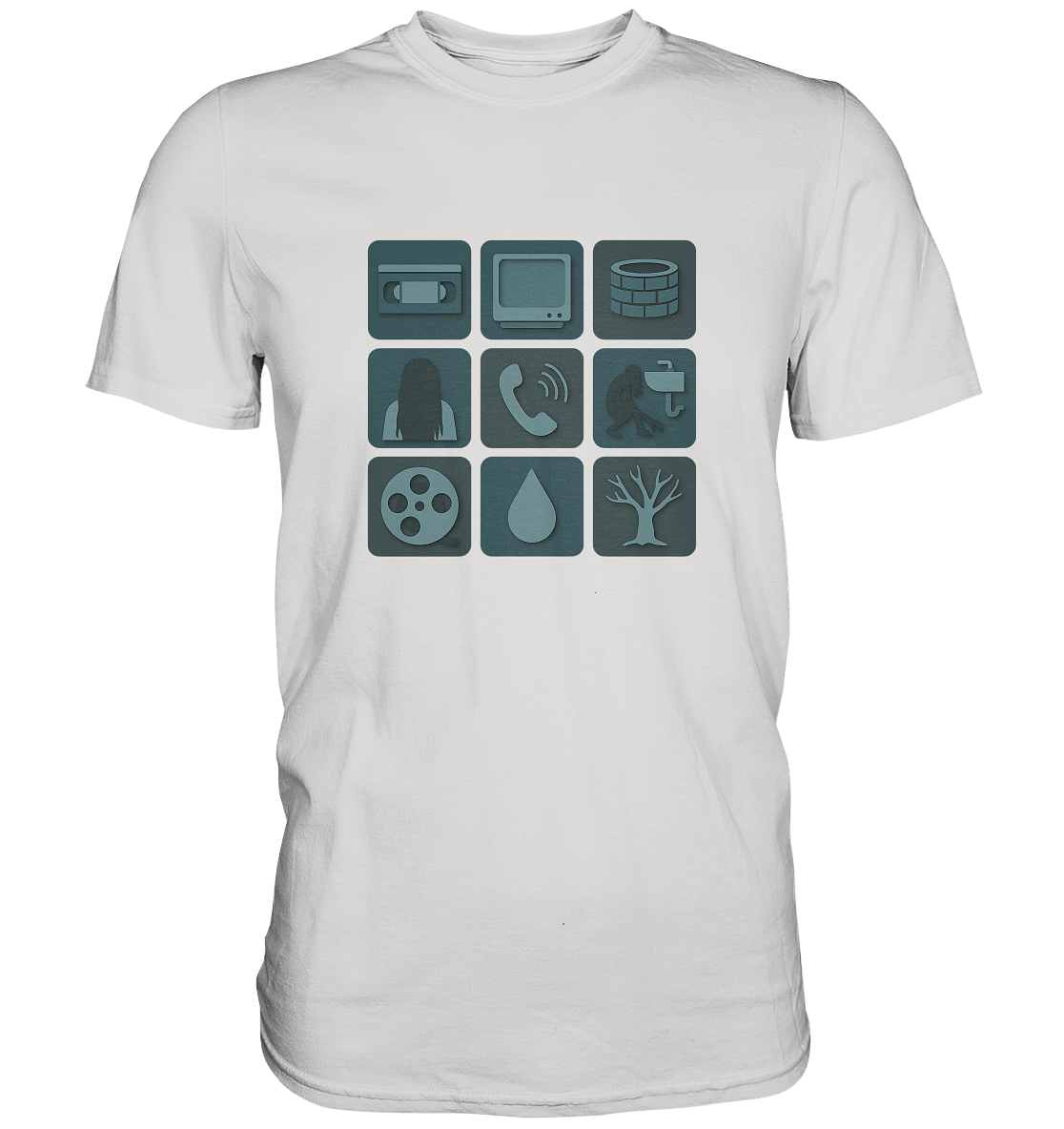 Filmquiz - Horror - The Ring - Premium Shirt