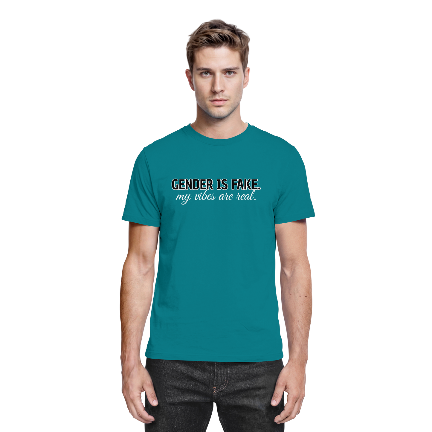Gender is fake – My vibes are real. - Premium Shirt